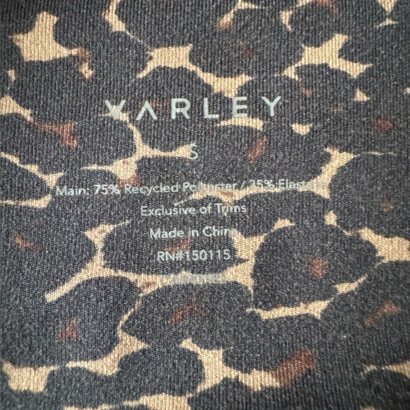 Varley Luna Yoga Leggings Tortoise Leopard size Small - Picture 8 of 13